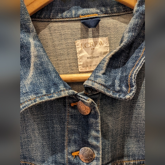 J Crew Denim Classic Jacket Size M - Picture 5 of 5